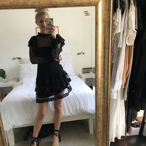 Anine Bing Penelope Dress in Black